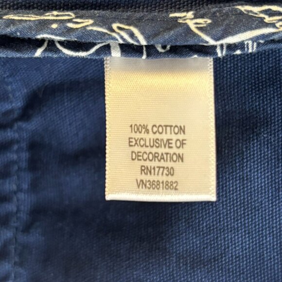 Libertine For Target Jacket Size XS Navy Blue Cotton Buttons Pockets Unlined - Picture 7 of 7